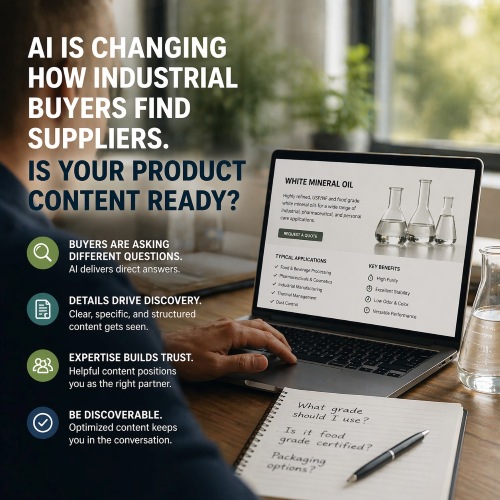 AI Is Changing How Industrial Buyers Find Suppliers—Is Your Product Content Ready?